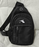 361°斜挎包男士大容量胸包運動(dòng)上班通勤包休閑騎行背包手機包單肩包 黑色 曬單實(shí)拍圖