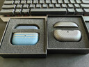 Pinkson 蘋果AirPods4四代耳機殼AirPods Pro3三代耳機套凱夫拉芳綸碳纖維防摔全包防摔超薄款耳機保護殼 【晴空藍】大顆粒凹凸手感 蘋果AirPodsPro二代USB-C款 曬單實拍圖