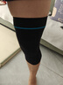 奧索ossur奧索運動(dòng)護膝護具保護膝關(guān)節防滑輕薄跑步健身男女FLITE款 極夜黑一對裝 L 曬單實(shí)拍圖