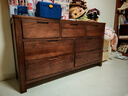 源氏木語(yǔ)全實(shí)木橡木五斗柜收納七斗柜臥室客廳家具電視柜簡(jiǎn)約抽屜儲物柜子 胡桃色五斗柜95.9*40.2*96.3cm 整裝 曬單實(shí)拍圖