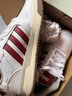 adidas ENTRAP美式校園風(fēng)運動(dòng)少年感復古籃球風(fēng)板鞋男女阿迪達斯 白色/紅色   36 曬單實(shí)拍圖