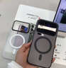 AMLLSYE適用 iphone17pro手機(jī)殼透明氣囊防摔硅膠超薄磁吸充電保護(hù)套全包防摔獨(dú)立按鍵男女高級(jí)感橙色外殼 橙色-磁吸氣囊防摔殼+鋼化膜 iphone17pro 曬單實(shí)拍圖