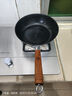 王源吉平底鍋鑄鐵鍋煎鍋無(wú)涂層煎蛋牛排烤盤(pán)早餐燃氣灶電磁爐專(zhuān)用炒菜鍋 加深平底鍋+玻璃蓋 26cm 曬單實(shí)拍圖