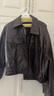三彩【宋軼同款】2025秋款PU皮衣外套翻領(lǐng)寬松落肩袖上衣皮夾克M 咖啡色 XL 170/92A 曬單實(shí)拍圖