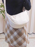 歌詩(shī)慧格子短裙毛呢半身裙秋冬2025新款裙子包臀裙高腰顯瘦小個(gè)子a字裙 卡其大格毛呢短裙【加絨】 S 曬單實(shí)拍圖
