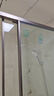 浪鯨一字型淋浴房衛生間干濕分離玻璃隔斷推拉門(mén)極窄邊柱廁所門(mén)沐浴房 槍灰|寬1.3-1.39高2米|緩沖阻尼 曬單實(shí)拍圖