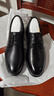 奧康（Aokang）皮鞋男英倫風(fēng)商務(wù)正裝鞋低幫鞋系帶男鞋 黑色39碼 曬單實(shí)拍圖