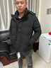俞兆林中老年短款羽絨服男加厚爸爸裝老年人連帽送禮爺爺裝防寒羽絨衣男 黑色 XL (建議125-140斤) 曬單實(shí)拍圖