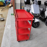 車(chē)間工具車(chē)小推車(chē)手推車(chē)維修零件收納汽修加厚三層移動(dòng)工具車(chē) 紅色【背板款】整車(chē)1.0板材18.1K 曬單實(shí)拍圖