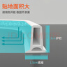 妙馨思浴室擋水條淋浴房衛生間止水防水條廁所洗漱臺阻水隔水條洗澡間防水擋條膠條廚房臺面水盆擋水板神器 曬單實(shí)拍圖