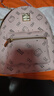 凱蒂貓（hellokitty）正品女士雙肩包鏈條印花女包包時(shí)尚小眾設計小書(shū)包休閑迷你小背包 慵懶午后軟萌草莓 曬單實(shí)拍圖