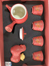 蘇氏陶瓷（SUSHI CERAMICS）國潮故宮紅柿柿如意側把壺干泡盤(pán)配馬上有錢(qián)茶寵禮盒組 曬單實(shí)拍圖