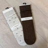 佰姿緣美拉德襪子女中筒襪春秋款純棉紗線(xiàn)咖色碎花復古堆堆襪搭配勃肯鞋 「3雙裝」米灰+淺灰+卡其 均碼 （可試穿一雙） 曬單實(shí)拍圖