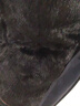 BESNOS意大利品牌水貂內(nèi)膽皮毛一體短款立領(lǐng)尼克服皮草大衣外套 黑色 大塊貂拼貂 M 曬單實(shí)拍圖