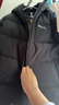 安踏面包羽絨服丨男士短款羽絨服冬季保暖連帽通勤外套上衣 曬單實(shí)拍圖