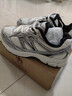 駱駝[追尋1.0]加絨慢跑鞋女保暖銀色復古運動(dòng)加絨跑步男 7052D，象牙白/銀，女 （加絨款） 38 曬單實(shí)拍圖