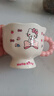 helloKitty凱蒂貓馬克杯陶瓷高顏值家用喝水杯子情人節送女友禮物 粉色高腳杯-蝴蝶凱蒂【單杯】 曬單實(shí)拍圖