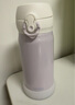 膳魔師（THERMOS）保溫杯大容量水杯兒童男女士情侶不銹鋼杯子團購生日禮物JNL 316L不銹鋼-丁香紫 350ml 曬單實(shí)拍圖