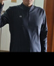 KOLON SPORT【預售】/可隆戶(hù)外吸濕速干T恤 男子S-FUNCTIONAL半拉鏈長(cháng)袖內搭 LHZT5AN023-BK 黑色 XL 180/100A 曬單實(shí)拍圖