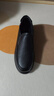 康奈（kangnai）加絨保暖棉鞋男士頭層牛皮商務(wù)休閑皮鞋真皮樂(lè )福鞋冬季 黑色 44 曬單實(shí)拍圖