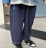 MiniPeace太平鳥童裝秋新男童牛仔長(zhǎng)褲FAHAF3102 牛仔深藍(lán) 140cm 曬單實(shí)拍圖