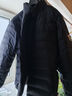雅鹿輕薄羽絨服男士秋冬季立領(lǐng)白鴨絨外套男休閑純色上衣 黑色 3XL 曬單實(shí)拍圖