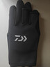 達億瓦（DAIWA） 秋冬 DG-8023CS 冬季防滑釣魚(yú)手套 防寒保暖露指手套 露3指 黑色 均碼 曬單實(shí)拍圖
