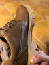 名郎（MELLEN）男鞋新款戶(hù)外經(jīng)典牛皮工裝鞋舒適低幫百搭休閑鞋耐磨防滑大頭皮鞋 卡其色 42 曬單實(shí)拍圖