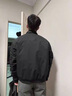 安初夏gtal三防美式飛行員夾克外套男春秋穿搭立領(lǐng)痞帥工裝沖鋒衣三件套 【黑色+黑色長(cháng)袖+黑西褲】 三件套 XL 適合130-145斤 曬單實(shí)拍圖