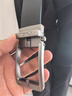 牛當家皮帶男自動(dòng)扣免打孔仿針扣腰帶真皮頭層牛皮潮流設計感商務(wù)褲帶 銀灰扣7601黑色 115cm 腰圍2尺7-2尺8/褲碼34-35 曬單實(shí)拍圖