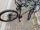 喜德盛山地自行車(chē)黑客380避震前叉21速禧瑪諾變速X6鋁合金車(chē)架通勤代步 黑/灰色（25款） 17寸（建議身高165-180） 曬單實(shí)拍圖