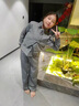 G.DUCKKIDS小黃鴨女童套裝加絨加厚兒童運動服秋冬保暖中大童衣服女孩春秋裝 花灰【加絨款】 140 尺碼9~10歲【130-140cm】 曬單實拍圖