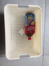 名創(chuàng)優(yōu)品同款 雜物收納筐塑料桌面收納盒廚房櫥柜零食玩具整理筐 奶油色高款特大號 曬單實拍圖