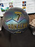 RONALDOC羅紀念足球歐冠比賽軟皮真皮耐磨中考訓練青少年專(zhuān)用五號足球 C羅漸變彩虹 5號球(正規11人制用) 曬單實(shí)拍圖