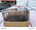 國際電工電動(dòng)車(chē)充電器防雨罩防水散熱通用充電插座收納電瓶車(chē)防水盒保護 黑透充電器保護盒(送掛鉤+吊繩） 曬單實(shí)拍圖