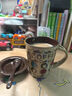 E7 生活創(chuàng  )意杯子陶瓷馬克杯個(gè)性咖啡杯牛奶杯家用情侶杯喝水杯子帶蓋勺 卡布奇諾杯子【卡其色帶蓋帶勺】 曬單實(shí)拍圖