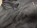 斐樂(lè )（FILA）官方冬季新款男子加絨保暖長(cháng)褲針織直筒運動(dòng)褲子百搭通勤休閑長(cháng)褲 【加絨版】正黑色-BK L 175/84A 曬單實(shí)拍圖