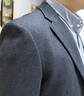 海瀾之家西服男25新款時(shí)尚絨感彈力修身西服外套男冬HWXAD4J160A 深灰花紋G0 XL 175/96B 推薦137~148斤 曬單實(shí)拍圖