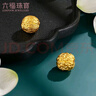 六福珠寶 福滿(mǎn)傳家足金小核桃黃金轉運珠串珠 計價(jià) 約0.74克 曬單實(shí)拍圖