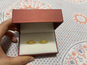 周生生羽毛黃金吊墜 足金掛墜女不含項鏈 生日禮物86820P計價(jià)4.7克 曬單實(shí)拍圖