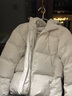 優(yōu)衣庫女裝無(wú)縫羽絨連帽外套/外套夾克25秋冬新款478577 01 乳白色 L /160/88A 曬單實(shí)拍圖