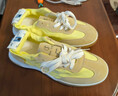 大東秘語(yǔ)【廠(chǎng)牌】輕便系帶透氣德訓女鞋秋季運動(dòng)休閑小白鞋女款 黃色CC-1[升級款專(zhuān)柜版】 35 【腳胖腳寬請拍大一碼】 曬單實(shí)拍圖