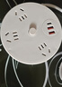 圓盤(pán)桌面多功能插座帶線(xiàn)插板帶USB接口手機充電插頭接線(xiàn)板排插 圓盤(pán)3位帶USB+1.8米 曬單實(shí)拍圖