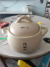 小熊（Bear）砂鍋煲湯鍋  耐高溫不開(kāi)裂 寬口燉鍋燃氣灶陶瓷鍋沙鍋瓦罐3.5L 曬單實(shí)拍圖
