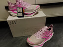 361°運動(dòng)鞋男鞋飛燃4.5秋季新品馬拉松跑鞋全掌碳板競速訓練跑步鞋男 桃花韻 42.5 曬單實(shí)拍圖