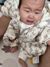 巴拉巴拉連體衣嬰兒秋冬裝外出加絨抱衣哈衣爬服2024保暖萌趣208424120001 曬單實(shí)拍圖