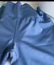 無印良品（MUJI）Walker 女式 易干 半長收腿褲 BIG04A3S 打底褲 藍色 XL 曬單實拍圖