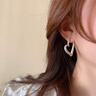 DAISY DREAM官方正品925銀針愛(ài)心耳環(huán)女方圓臉百搭耳釘簡(jiǎn)約小眾設計精致耳飾 愛(ài)心兩戴耳環(huán)【925銀針】 曬單實(shí)拍圖