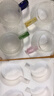 唯銘諾（WEIMINGNUO）錘紋玻璃杯家用泡茶杯耐熱加厚喝水杯帶把啤酒杯子套裝 四色350ML 曬單實(shí)拍圖