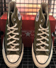 匡威（Converse）官方 1970S運(yùn)動(dòng)高幫帆布鞋橄欖綠軍綠色綠色162052C 162052C 41.5 曬單實(shí)拍圖